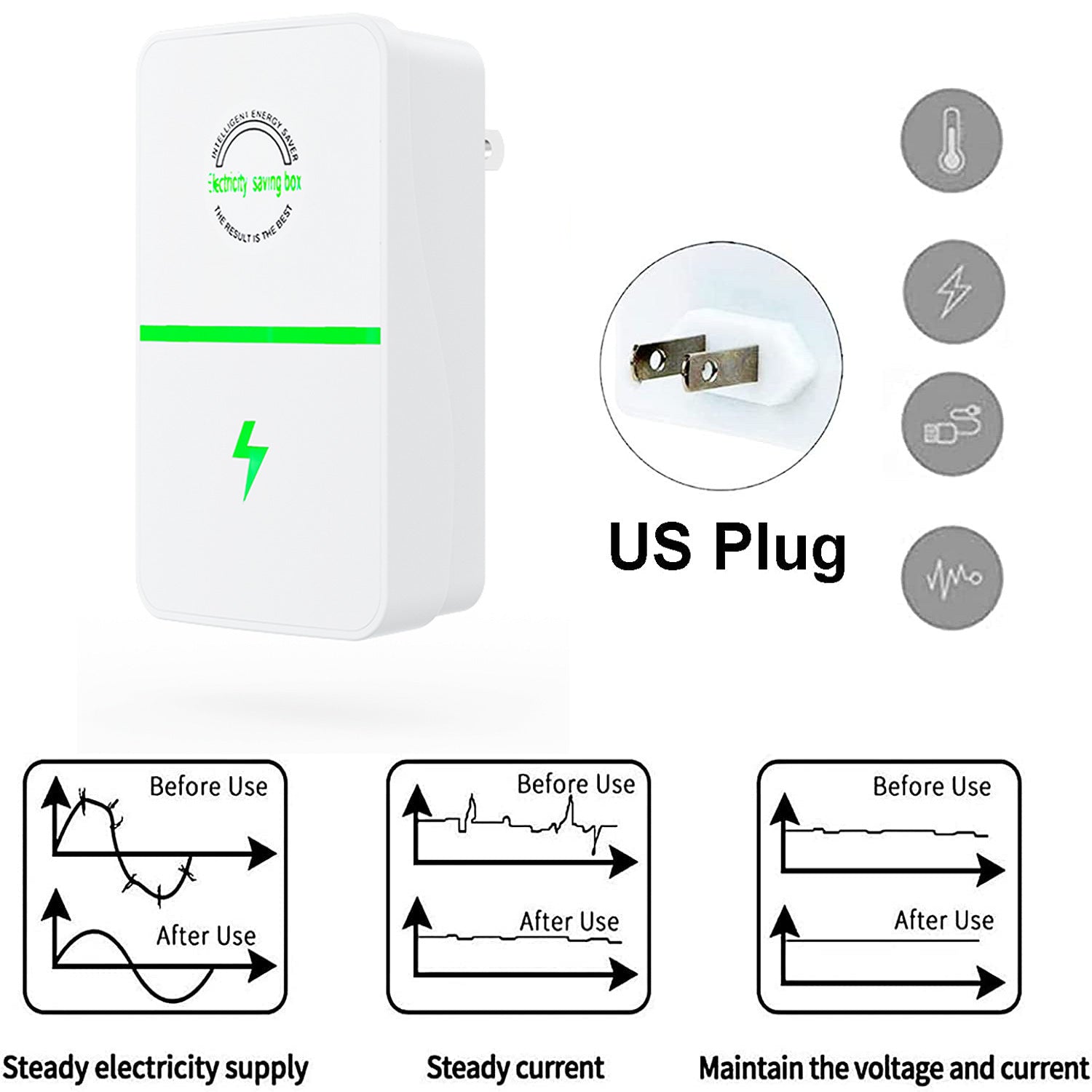 Household Stabilizer Home Use And Commercial Use Smart Voltage Regulator Spike Suppressor