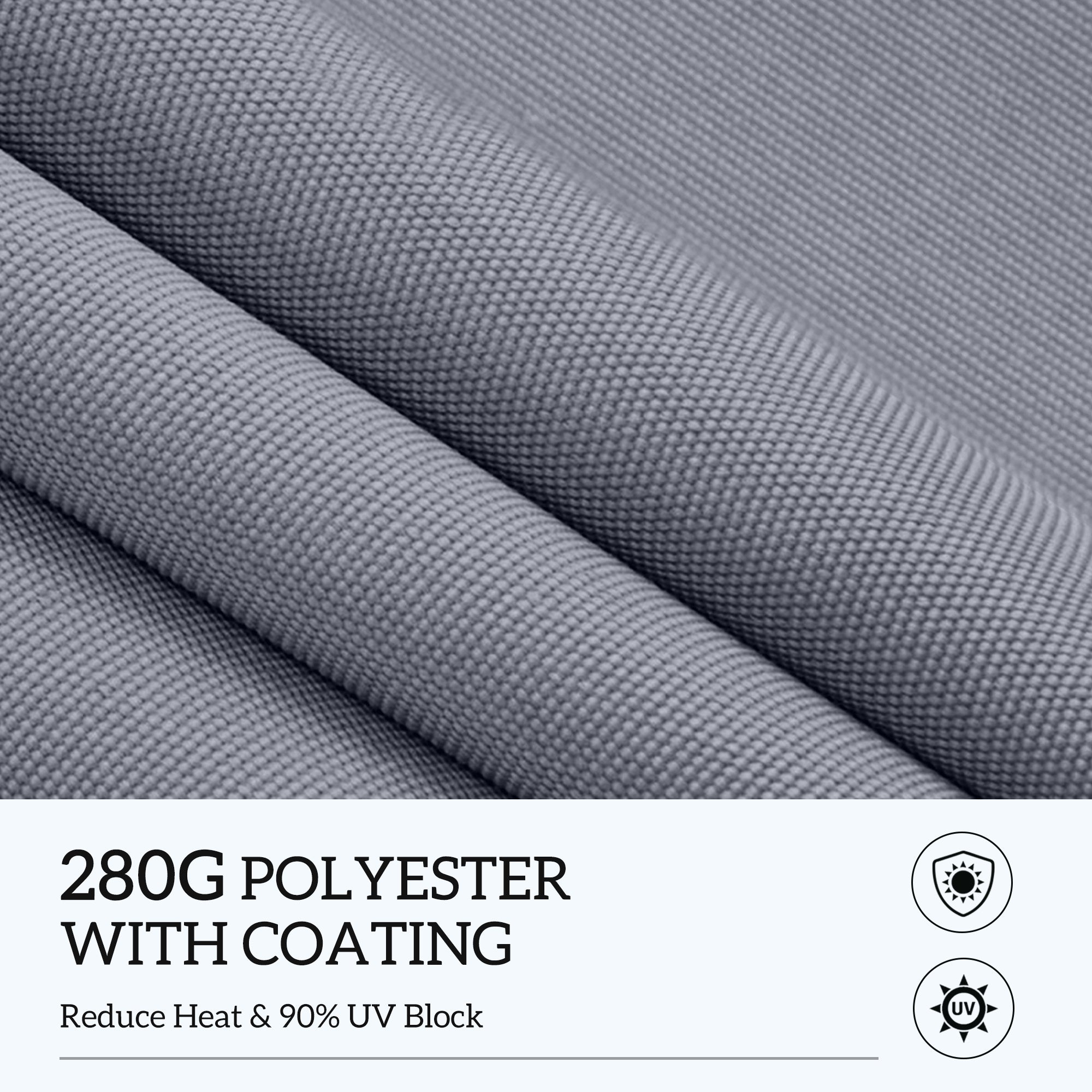 Outsunny Manual Retractable Awning, Size 4m X3m Grey