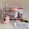 6blade Portable Blender Mini Juicer Cup Extractor Smoothie USB Charging Fruit Squeezer Blender Food Mixer Ice Crusher Portable Juicer Machine