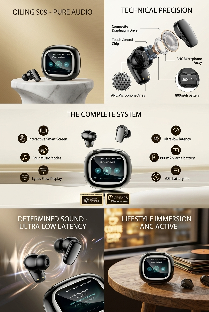 Ultra-long Battery Life In-ear Wireless Earbuds