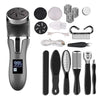 LCD Digital Display Electric Vacuum Cleaner Foot Scrubber Exfoliating Pedicure Beauty Supplies Gadgets