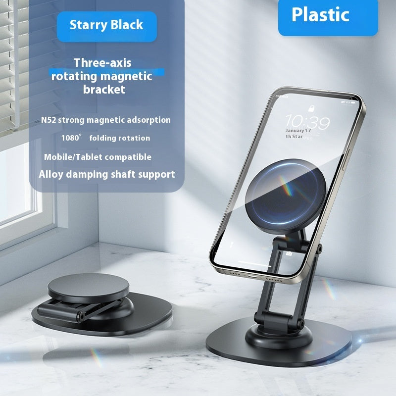 360 Rotating Foldable Live Streaming Phone Stand Desktop